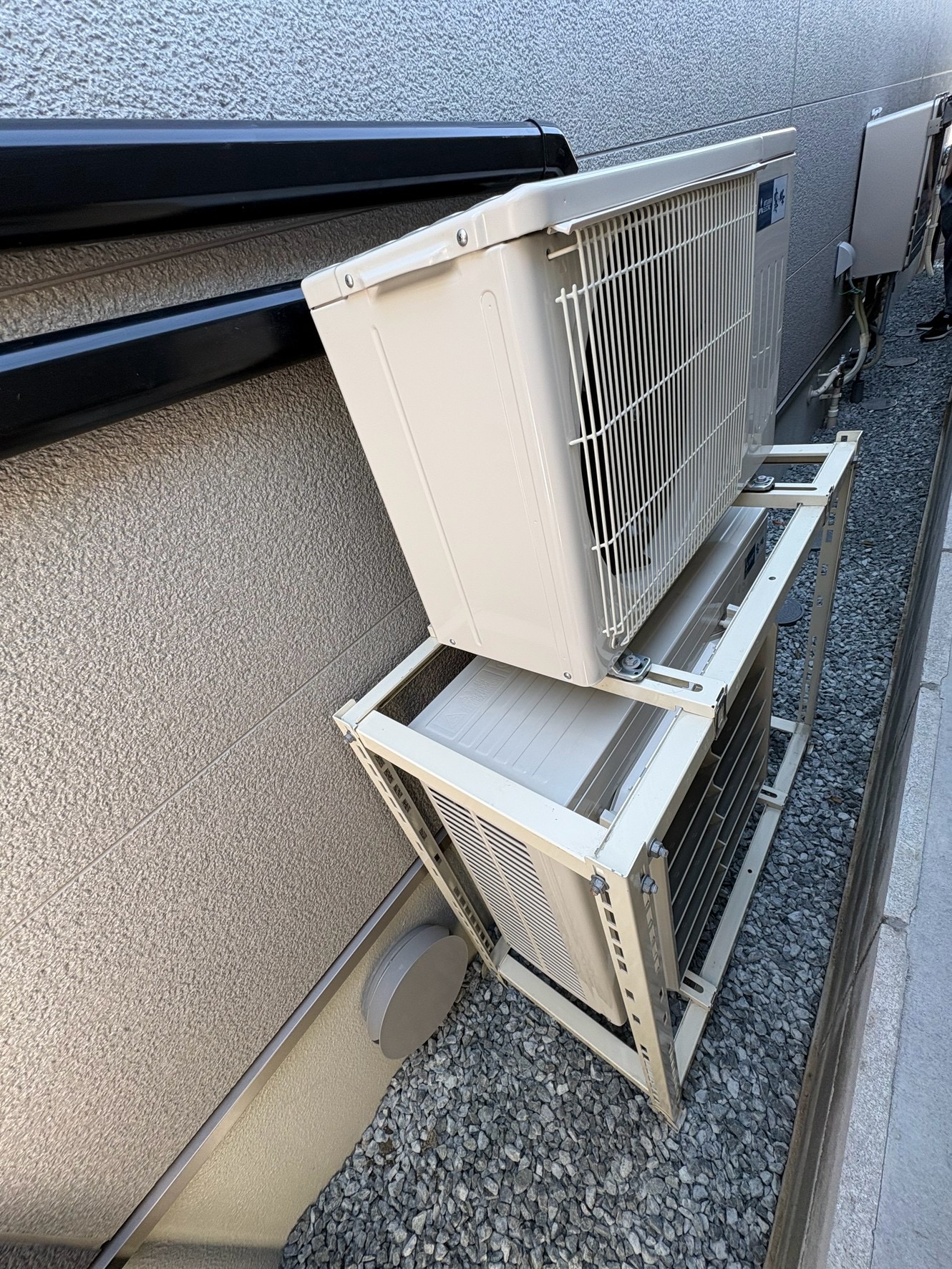 室外機２段架台工事/加古川市
